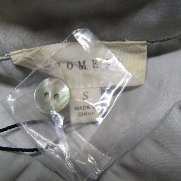 NEW PROMESA Women's Romper Grinnell Button Front Silver Size S - Picture 10 of 10